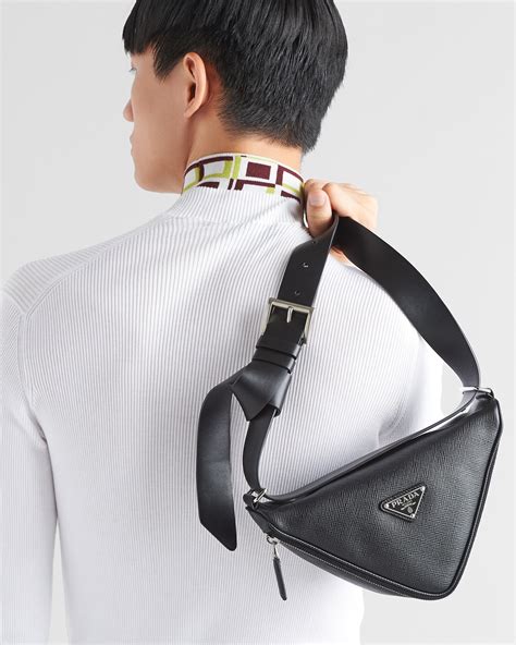 Prada saffiano leather belt bag